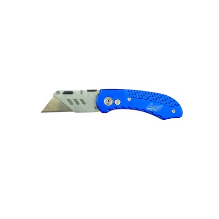 K55 Folding Utility Knife With Clip, 5 Blades, Asst. Colors, 12pk.